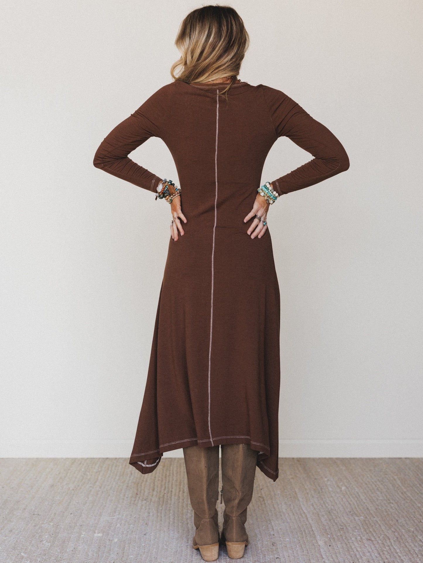 Harlowe Dress - Mocha