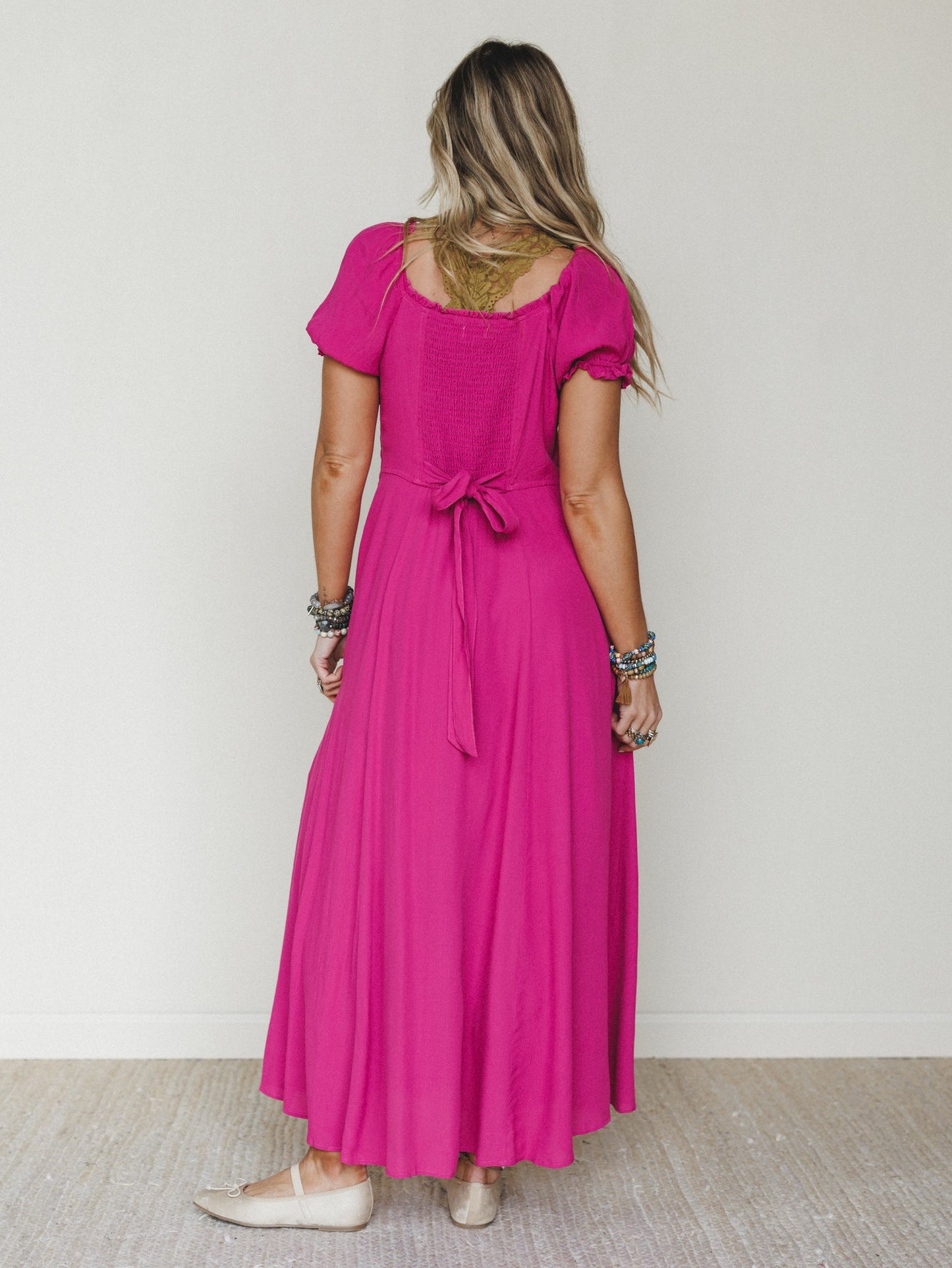 Italy Calling Dress - Electric Fuchsia