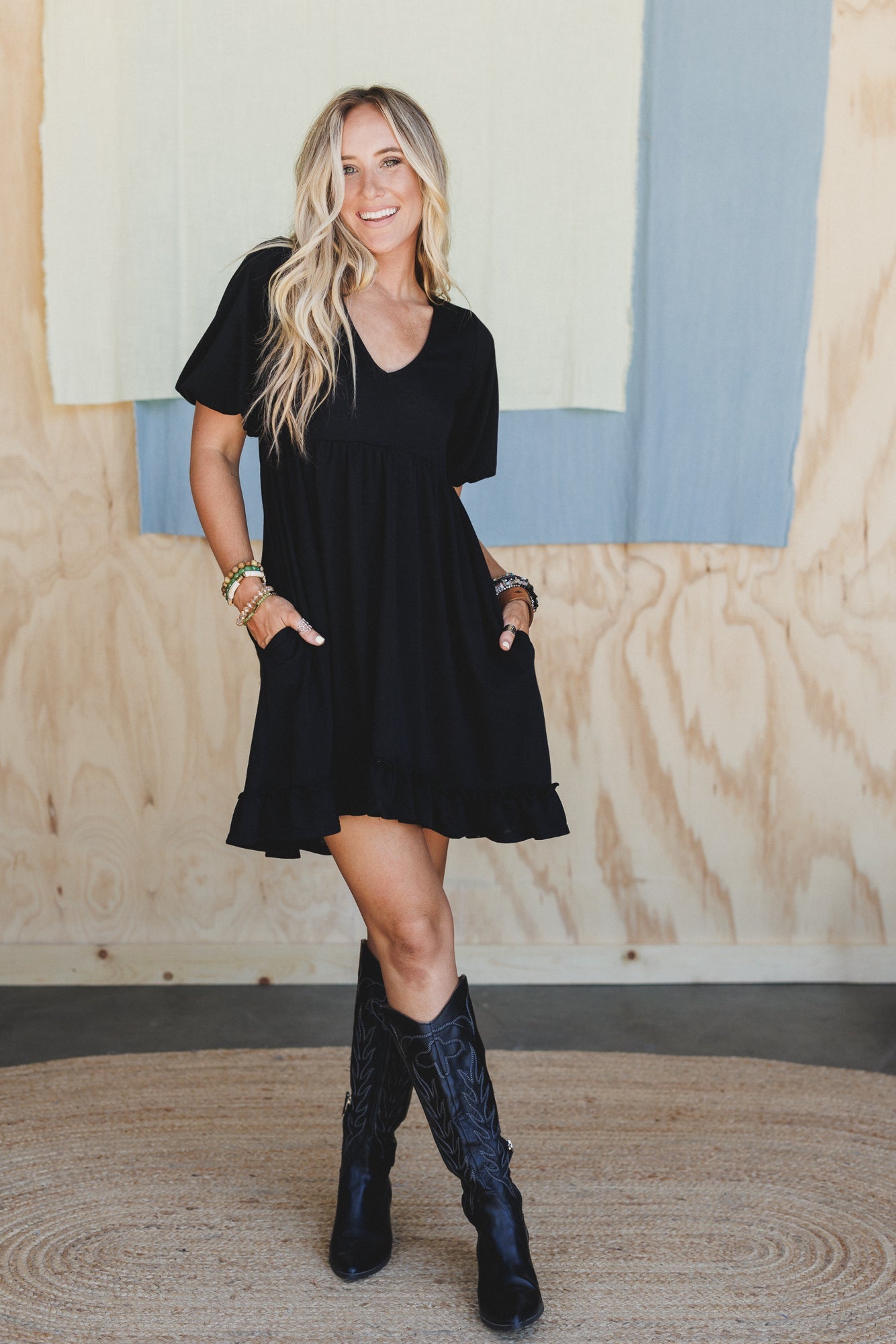 The Nest Best Intentions Dress - Black - Pre Order
