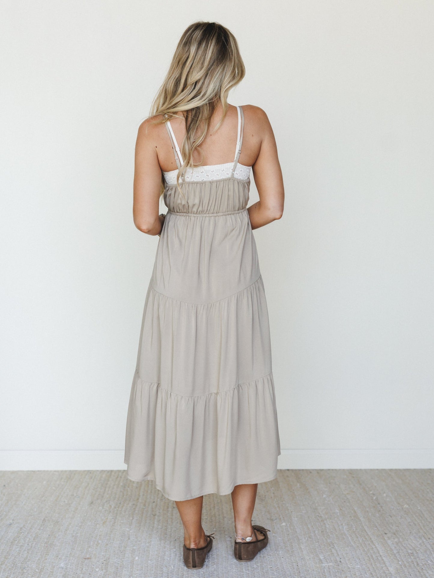 By The Bay Maxi Dress - Light Mocha