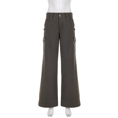 Button pant straight leg jeans  | Festival Outfits Women