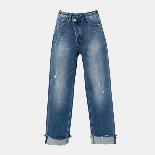 Alessia - Women's Jeans - Leisure Trousers - Modern Style - For Formal Occasions