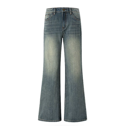 Textured pocket button low rise wide leg | Baggy Low Rise Jeans  | Festival Outfits Women