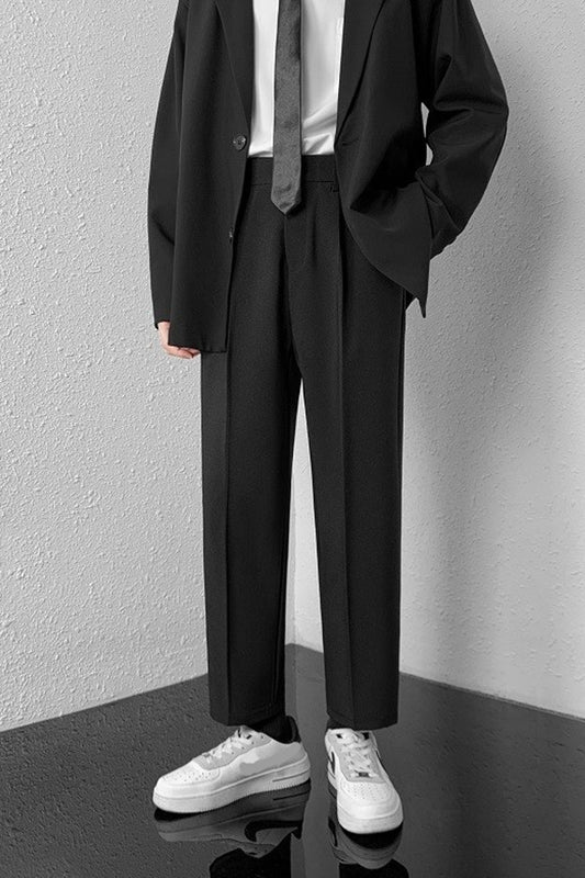 Casual Solid Color Straight Ankle Length Long Pants