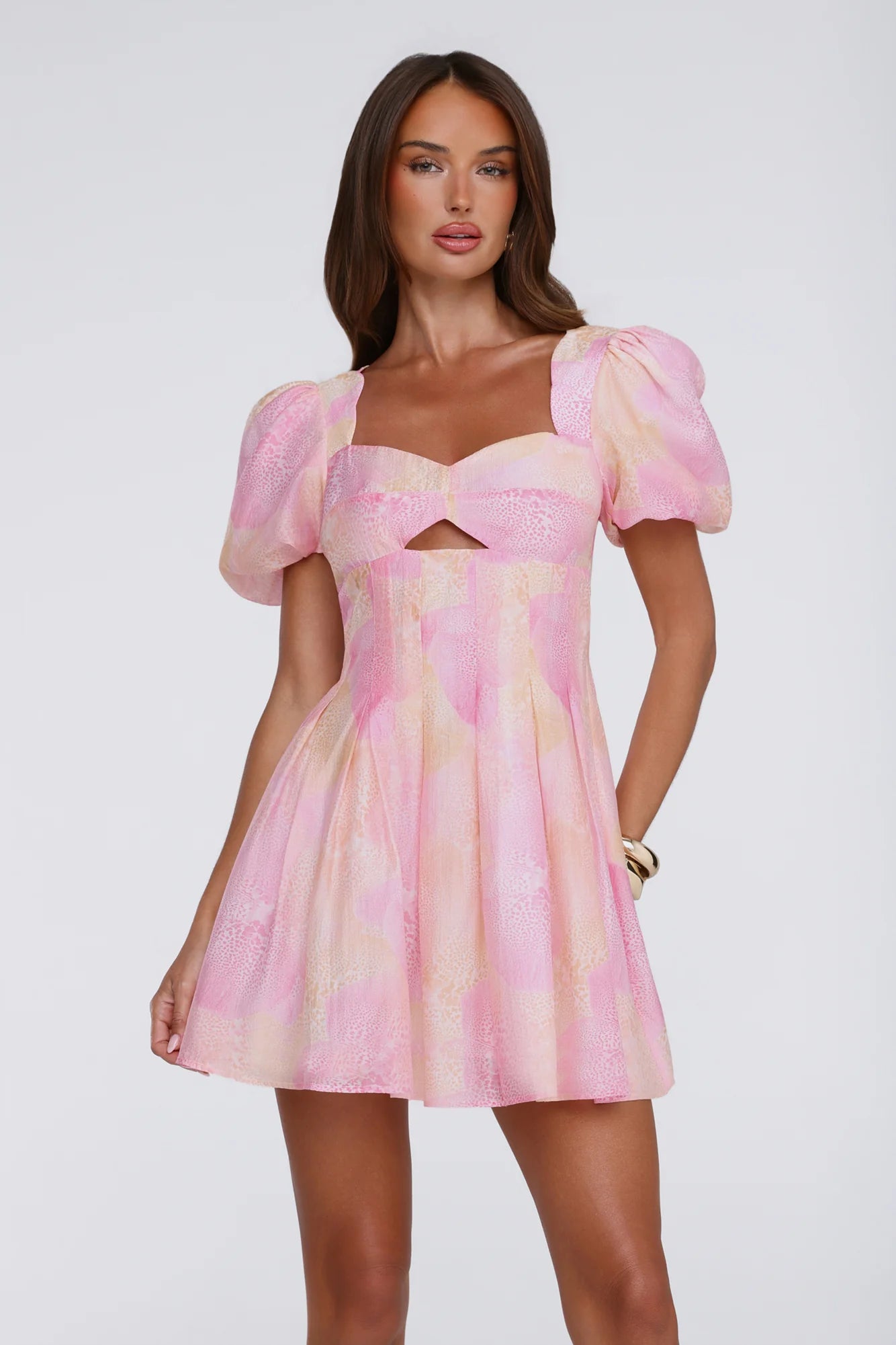 Blossom Gleam Mini Dress Floral