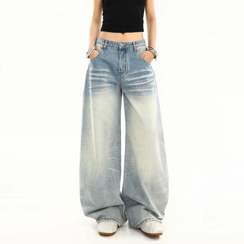 Cat whisker print pocket low rise straight leg | Baggy Low Rise Jeans  | Festival Outfits Women