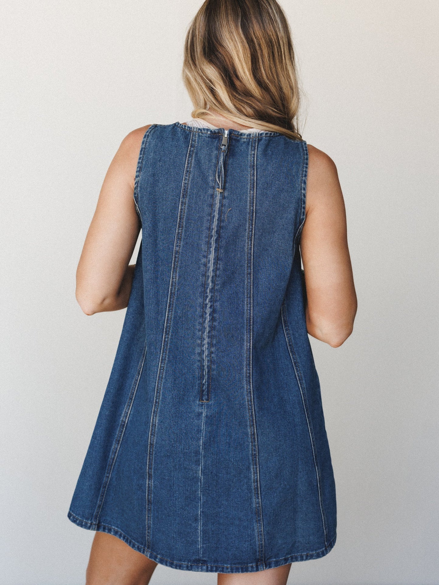 Blue Bird Dress - Denim