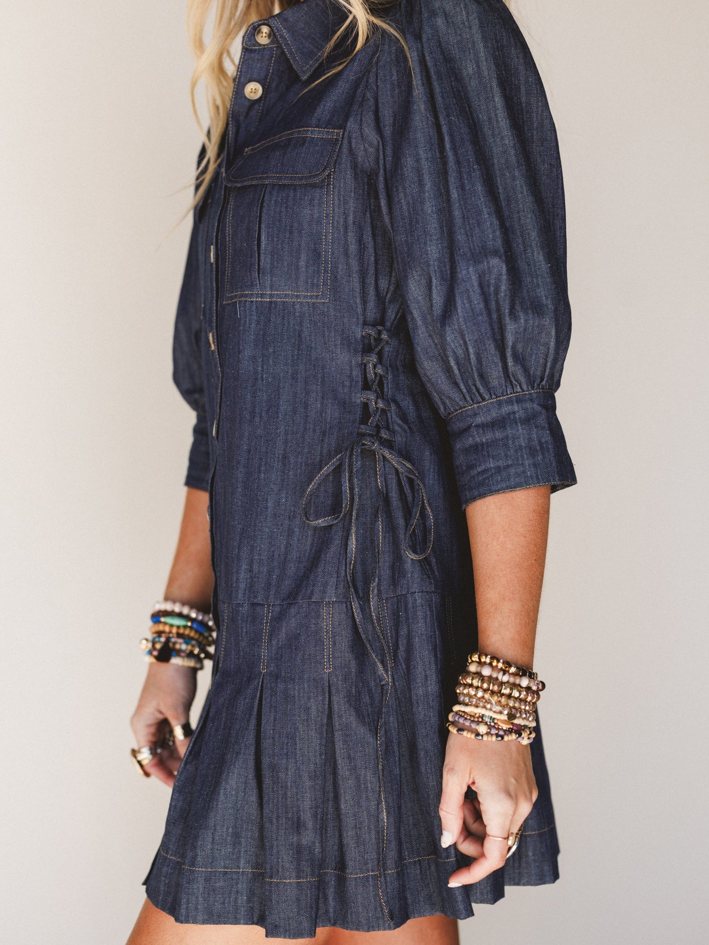 American Classic Dress - Indigo