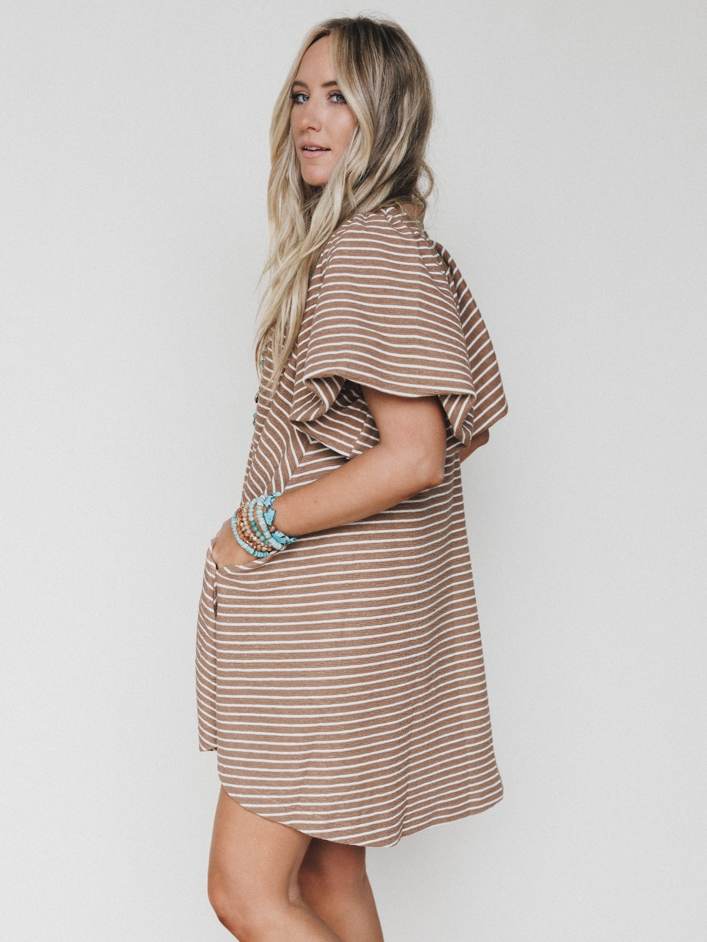 Baby Love Dress - Latte