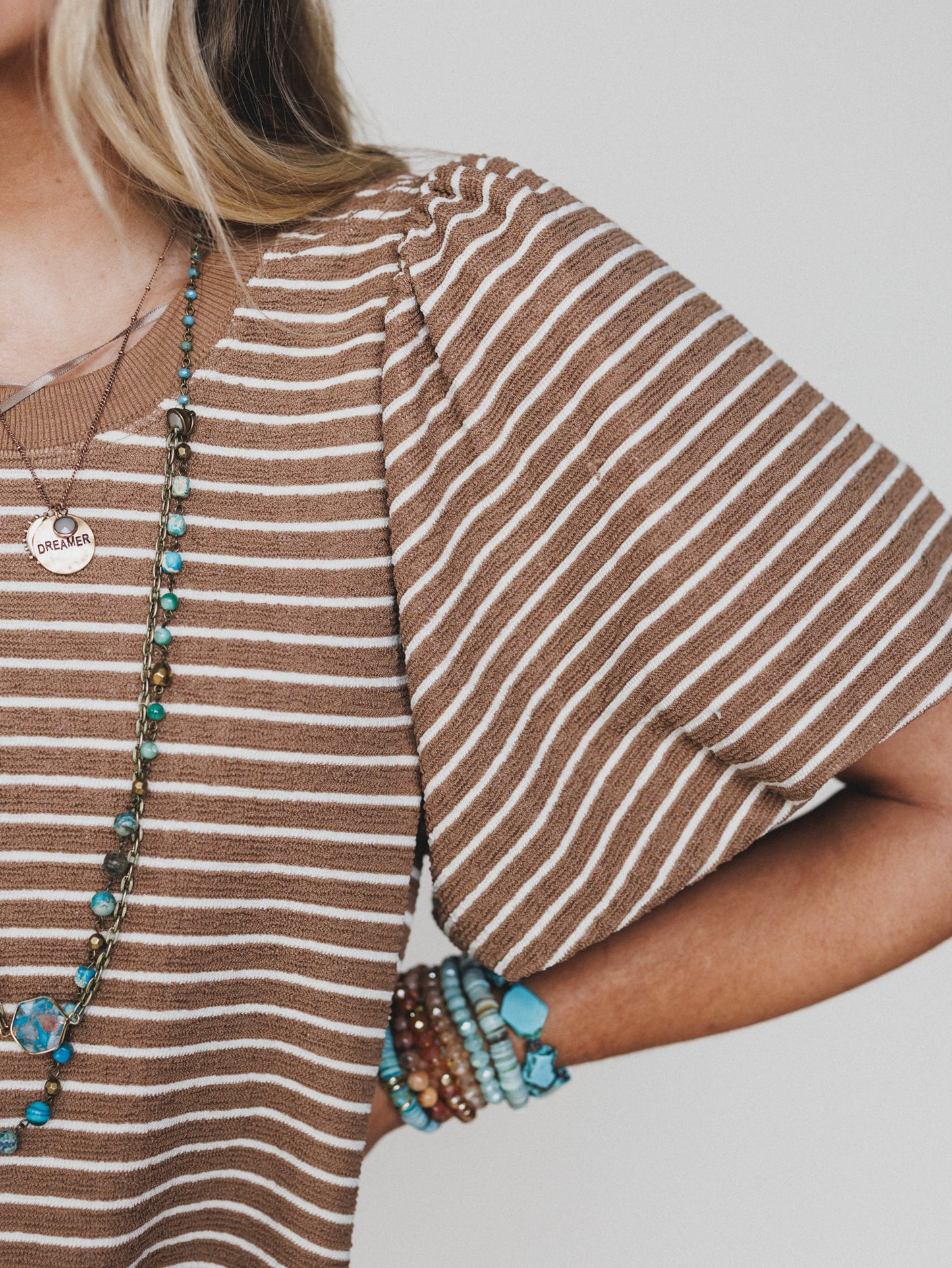 Baby Love Dress - Latte