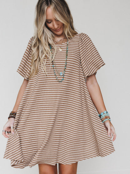 Baby Love Dress - Latte