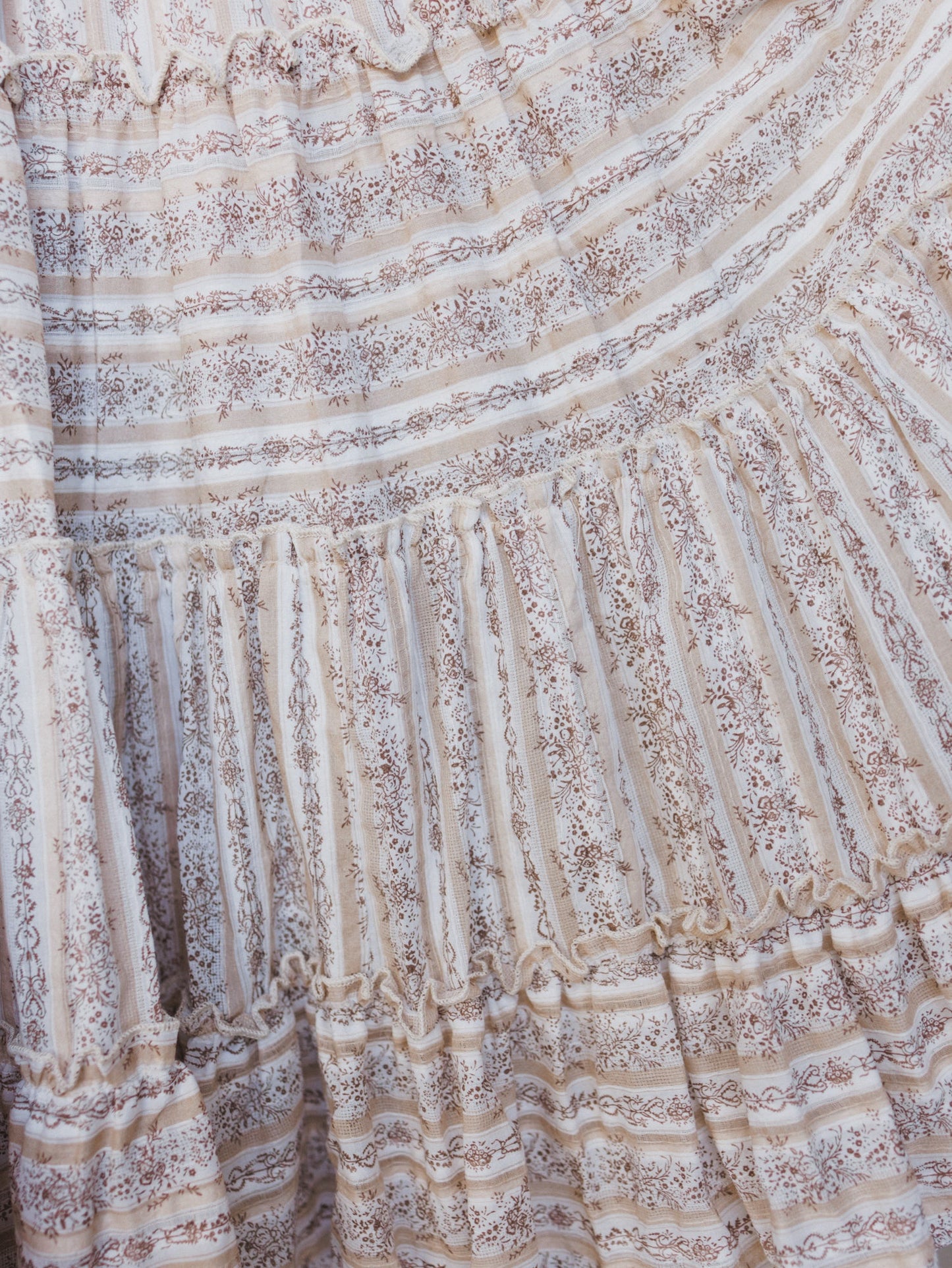 Frolic Fancy Maxi Skirt - Latte