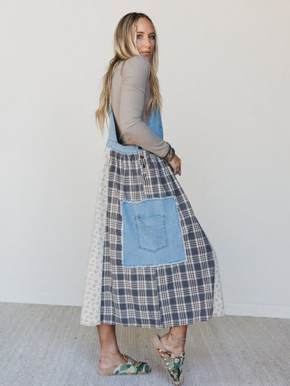 Prairie Star Dress - Denim
