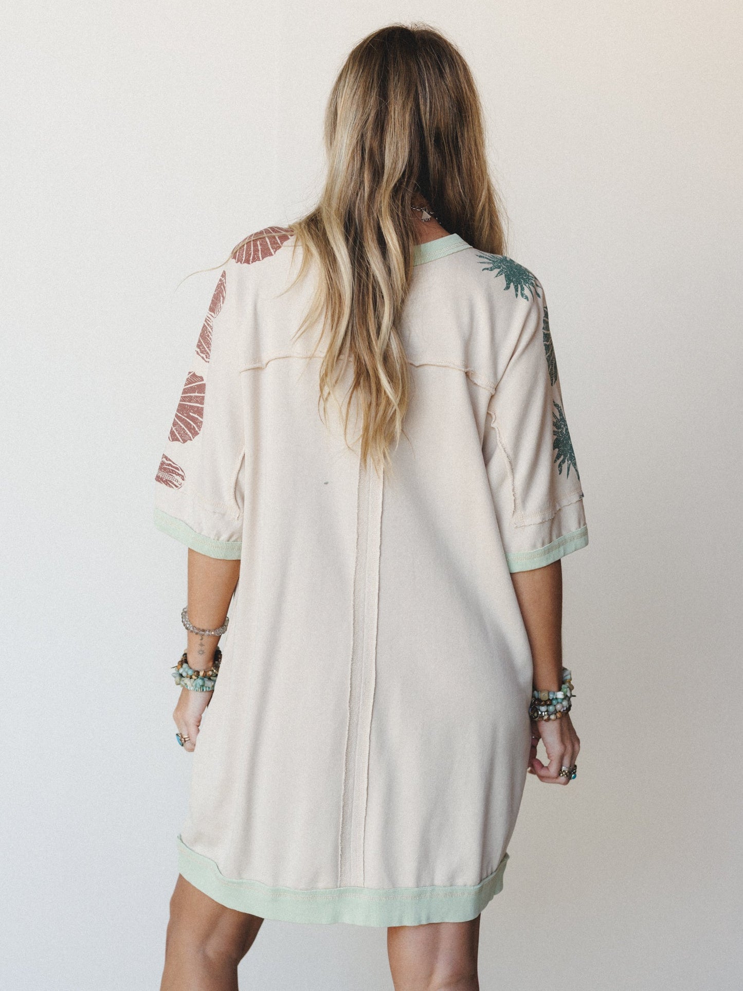 South Beach Sands Tee Dress - Oatmeal