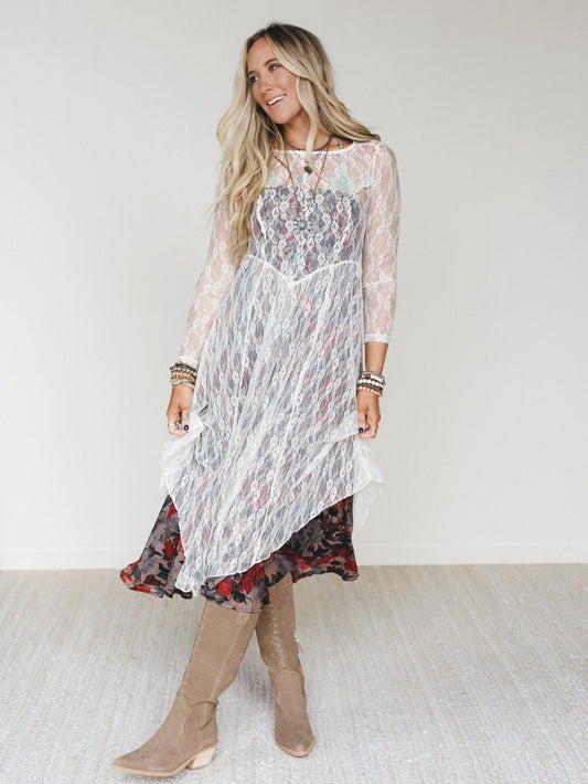 Sunstone Vale Dress - White