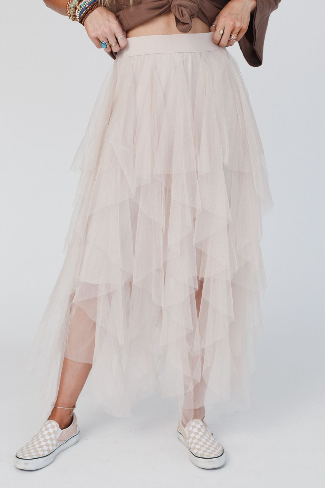 Boho Ballerina Skirt - Nude - Pre Order