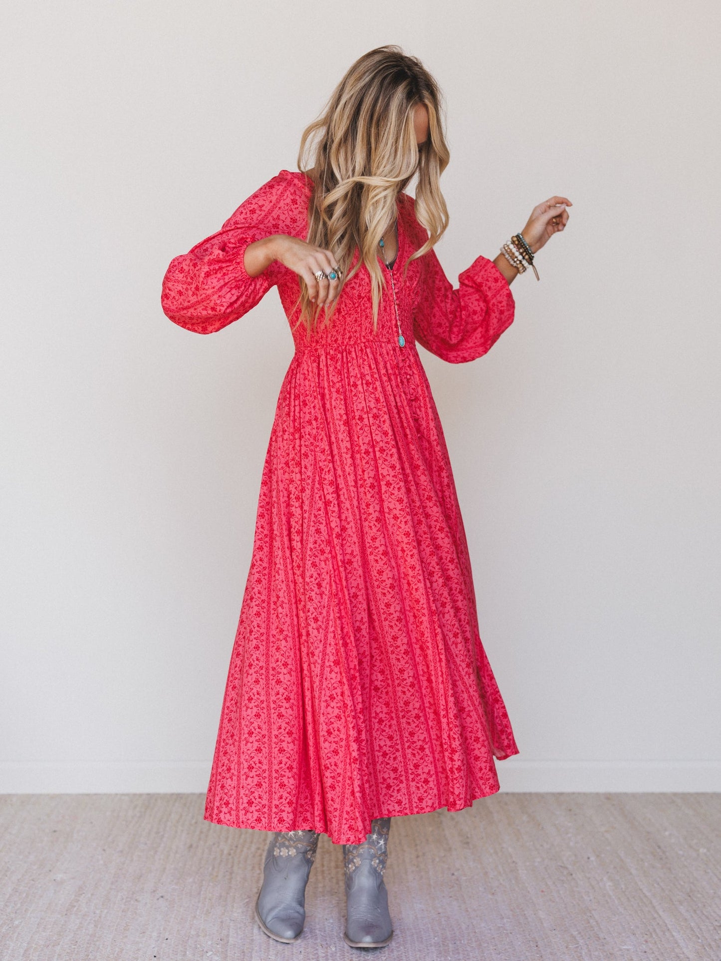 Day Dates Dress - Cherry Tomato