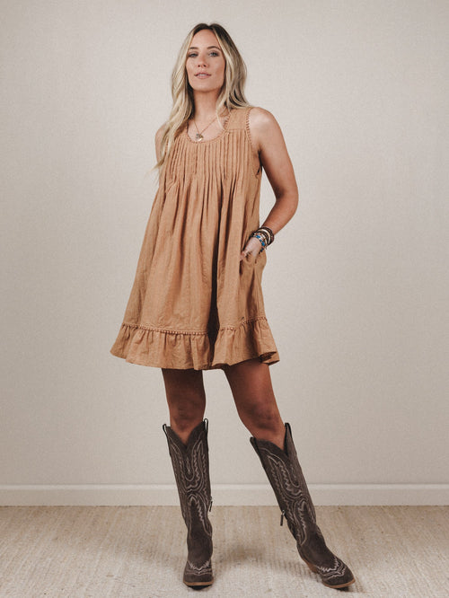 Blossom Dress  - Caramel - Pre Order