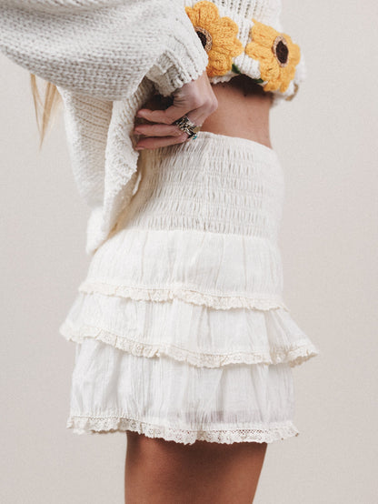 Prairie Solstice Shorts - Ivory
