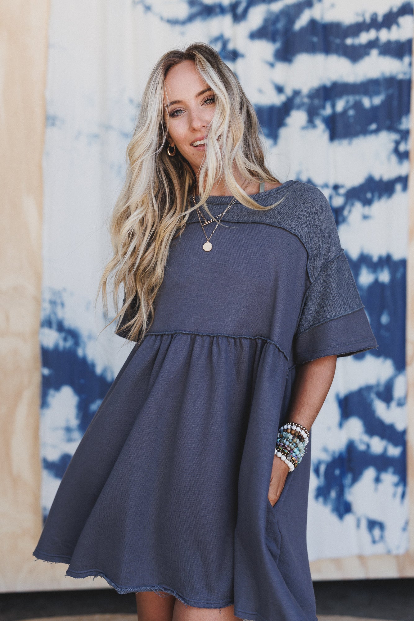 The Nest Moonlit Orchard Tunic - Charcoal - Pre Order