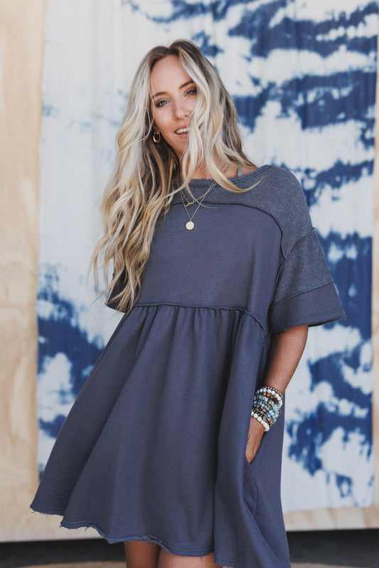 The Nest Moonlit Orchard Tunic - Charcoal - Pre Order