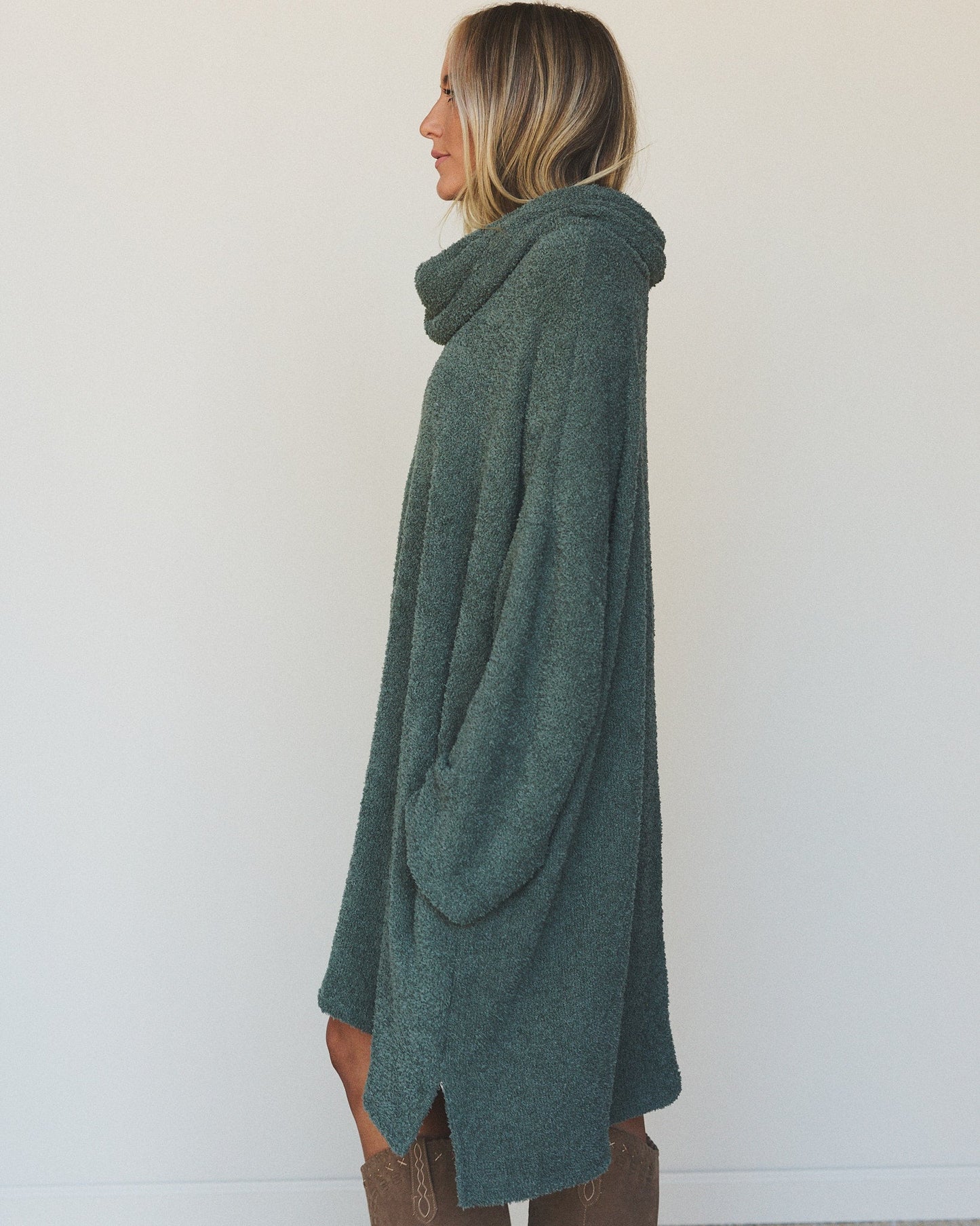 The Nest Hartlie Sweater Dress - Basil