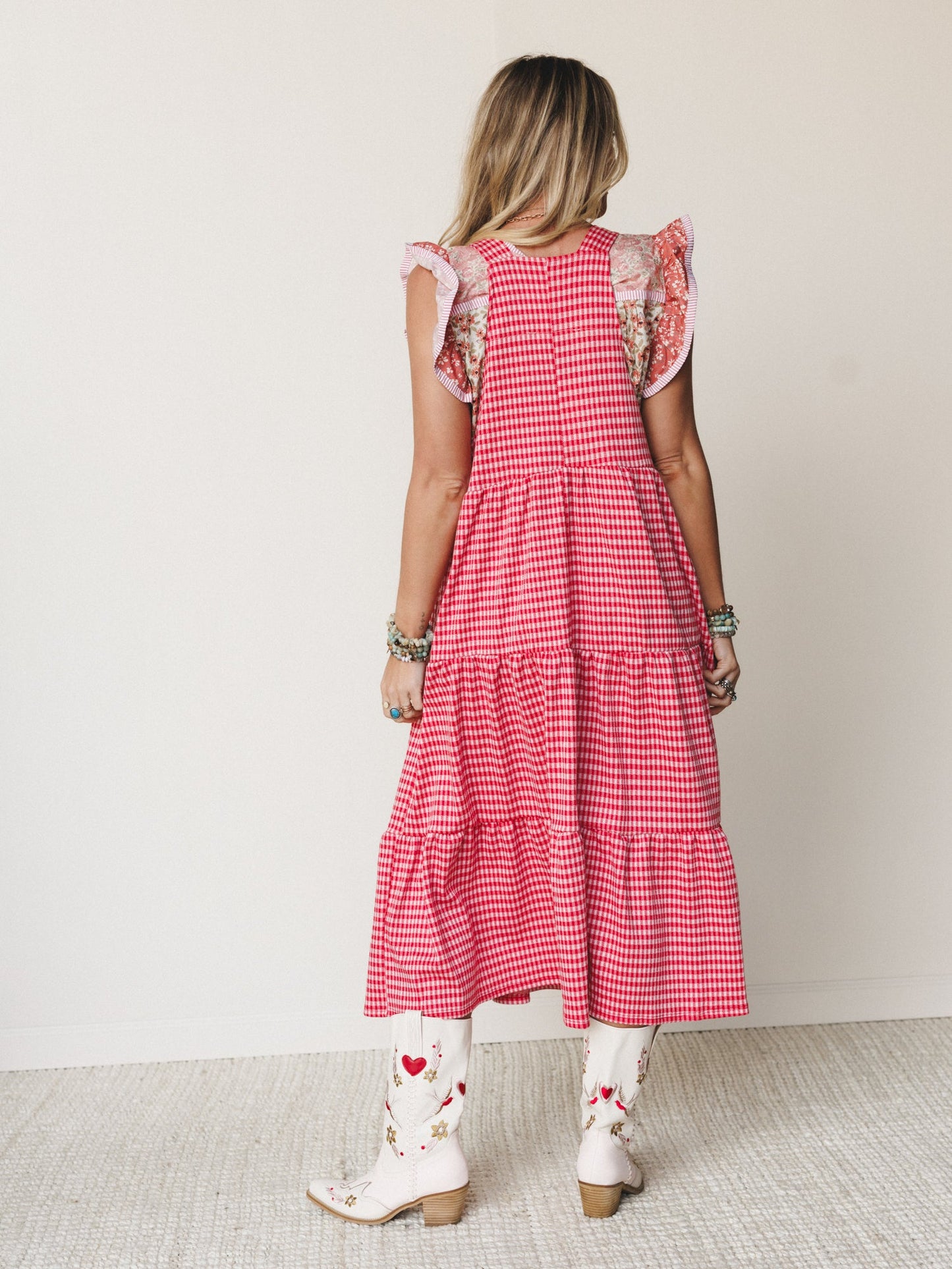 The Nest Under The Palms Dress - Red