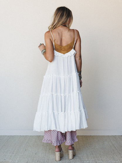Truffles and Ruffles Dress - Ivory