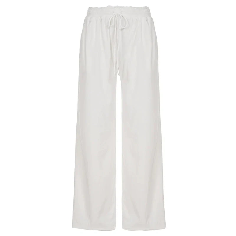 Alba Lace Patchwork Corduroy Pants