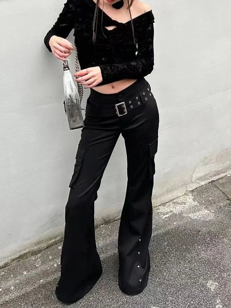 Gothic Belted Slim Pants