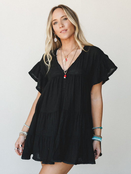 Little Black Mini Dress - Black