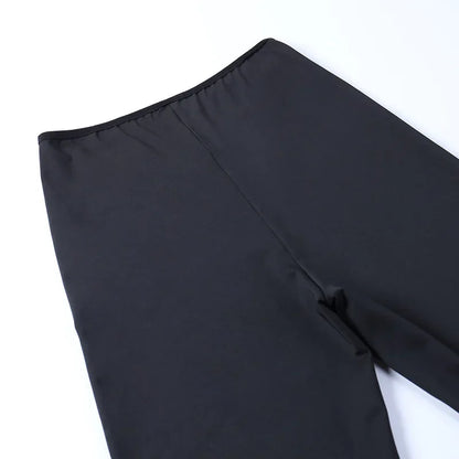 Lace Patchwork Flare Pants