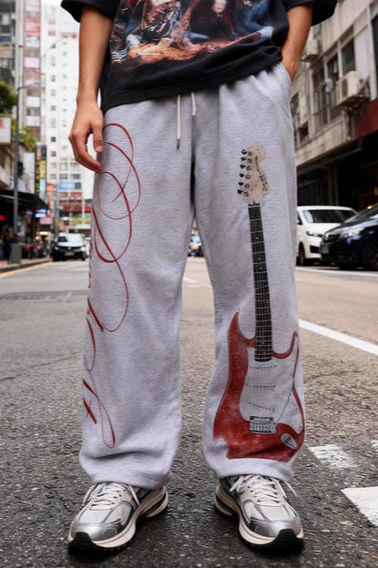 Edgy High-Street Casual Hip-Hop Pants