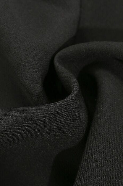 Cutout Tailored Slim Straight Pants
