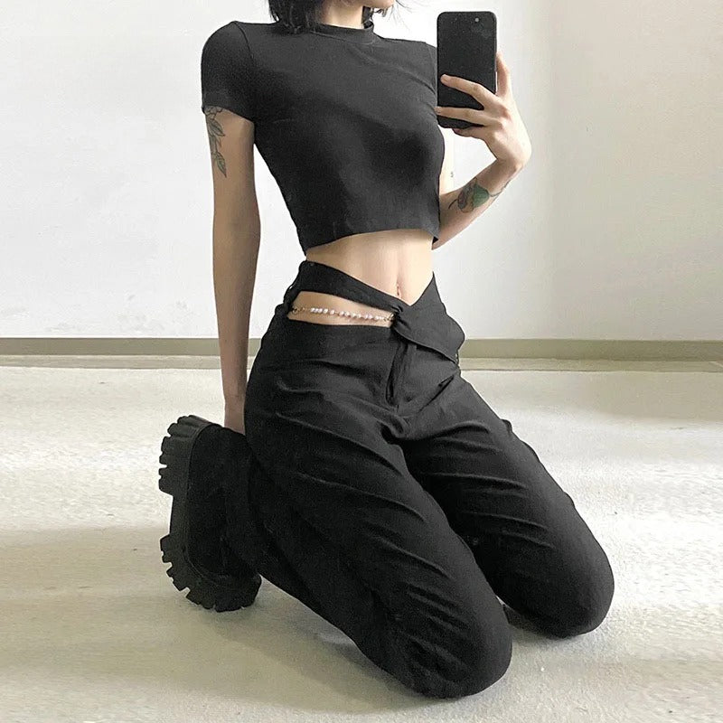 Punk Grunge Streetwear Pants
