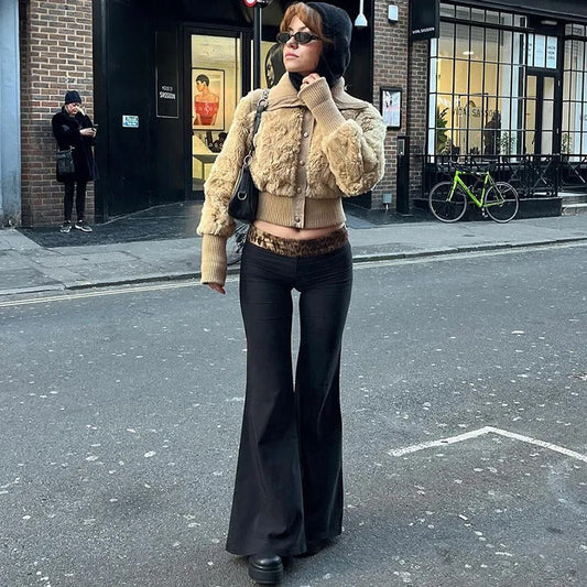 Gothic Punk Patchwork Street Pants