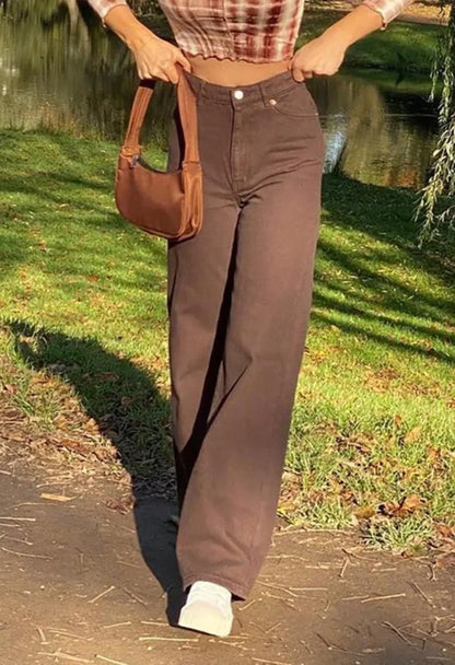Corduroy Straight Leg Pants