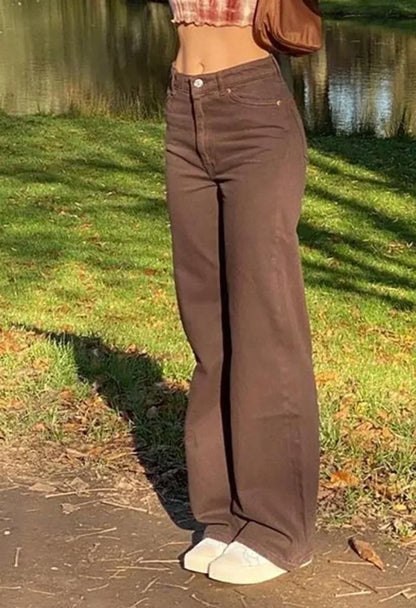 Corduroy Straight Leg Pants