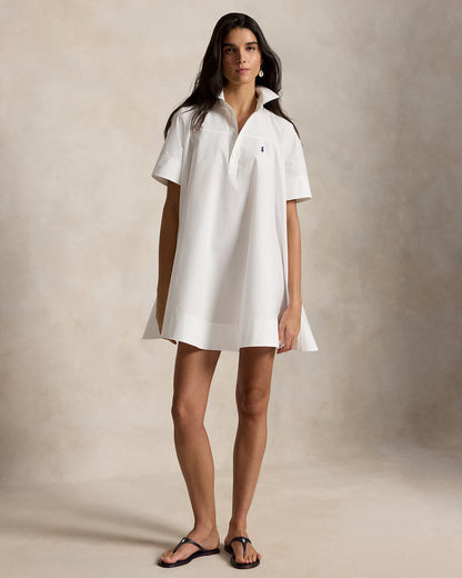 Cotton A-Line Shirtdress