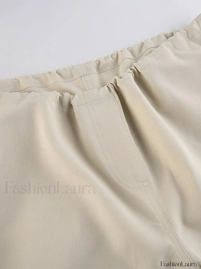 Drawstring Low Waist Baggy Cargo Pants
