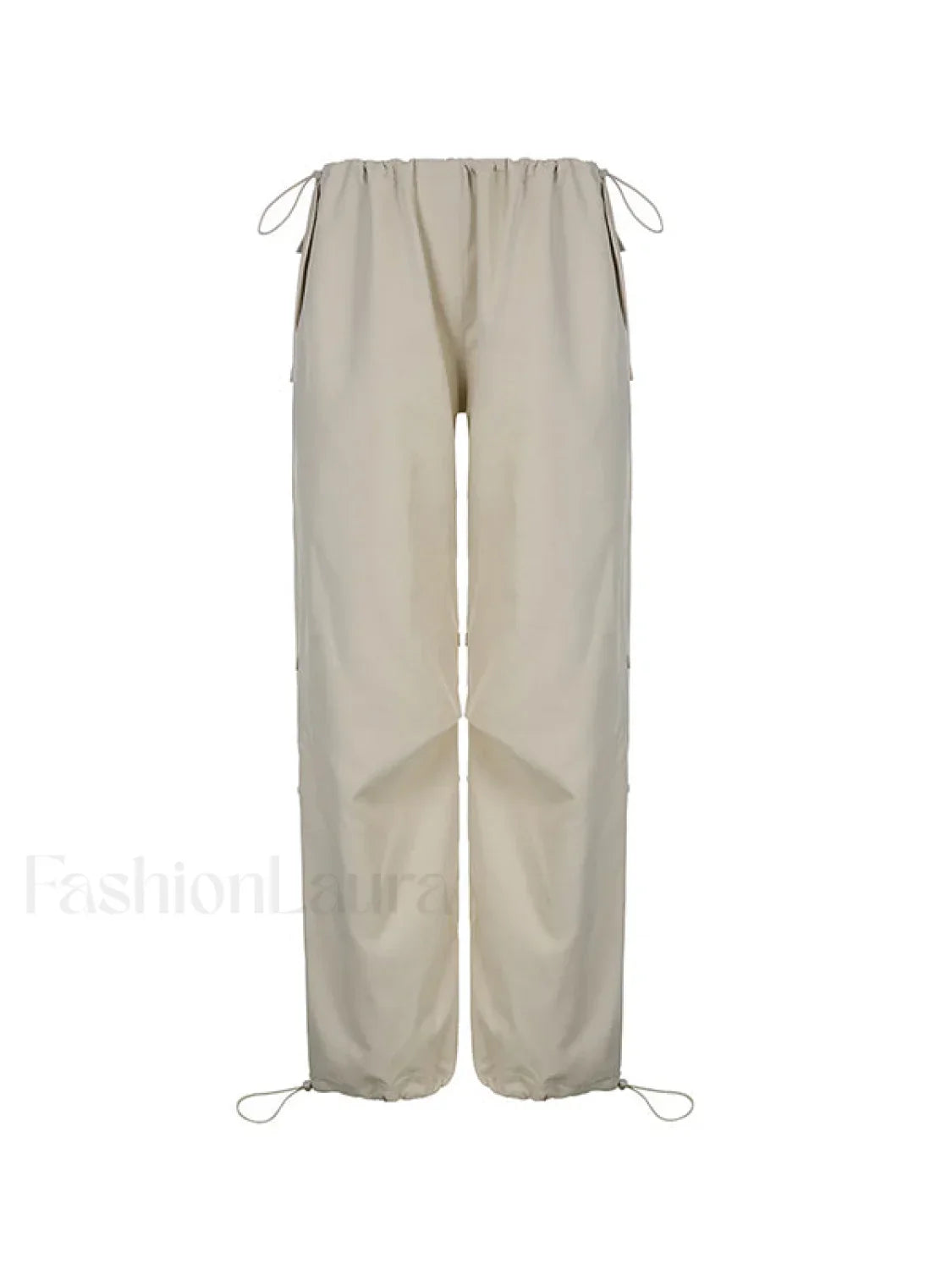 Drawstring Low Waist Baggy Cargo Pants