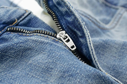 Women's Vintage Casual Mid Waist Baggy Jeans with Drawstring | Great for All Seasons