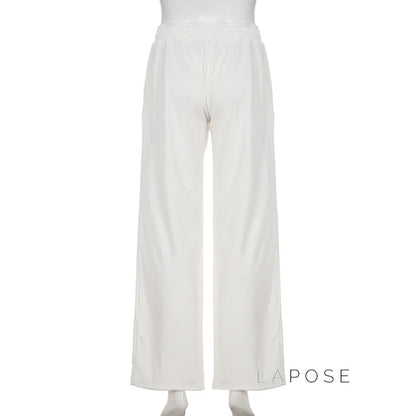 Alba Lace Patchwork Corduroy Pants