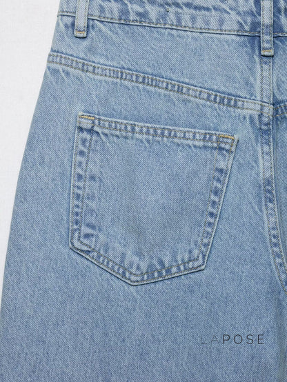 Anaisha Crochet Patch Wide-Leg Jeans
