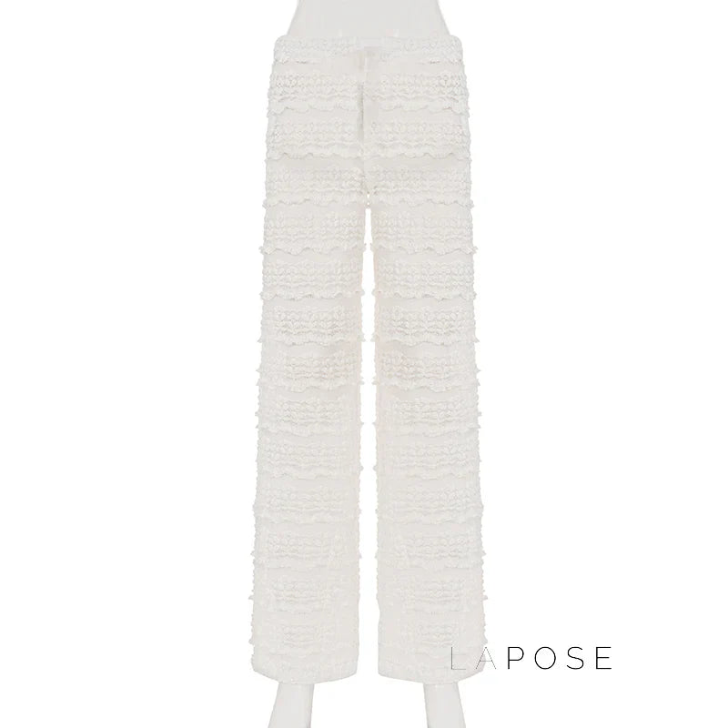 Annmarie Lace Straight Pants