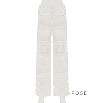 Annmarie Lace Straight Pants