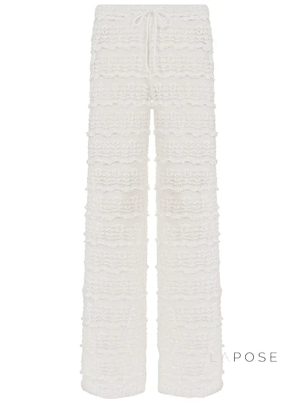 Annmarie Lace Straight Pants