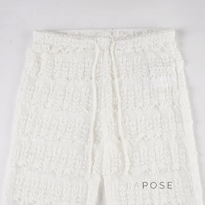 Annmarie Lace Straight Pants