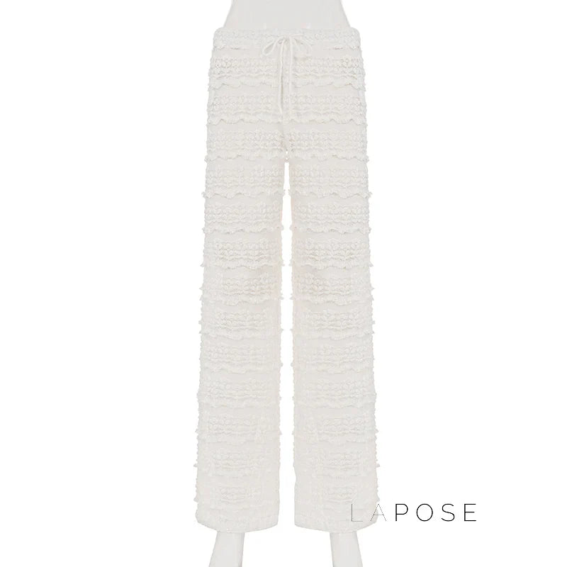 Annmarie Lace Straight Pants