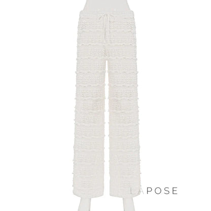 Annmarie Lace Straight Pants